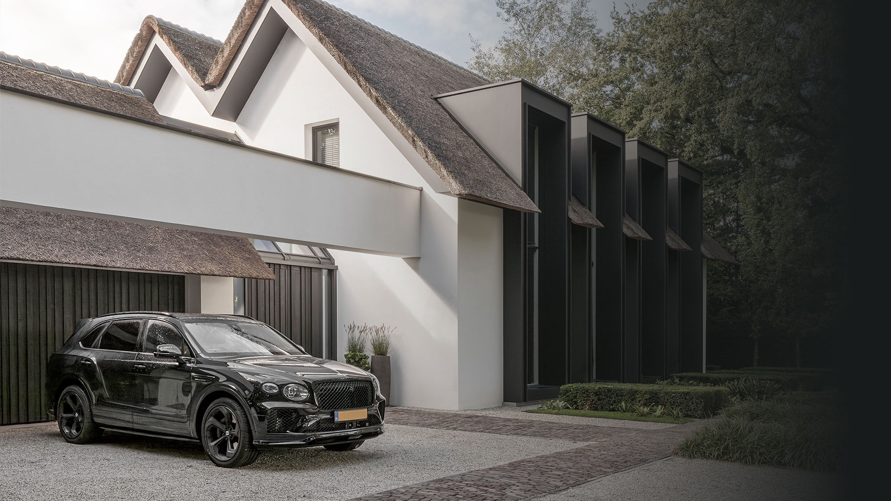 Elektrische garagedeur villa