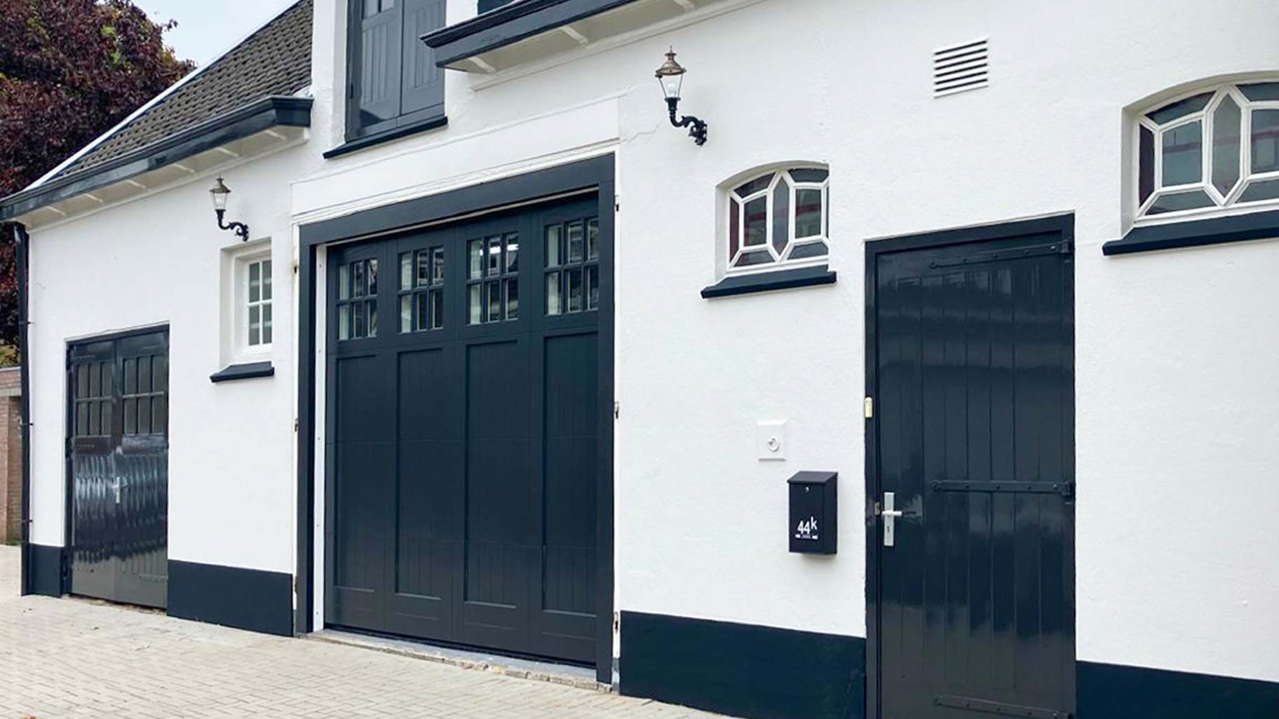 Bussum historisch pand garagedeur