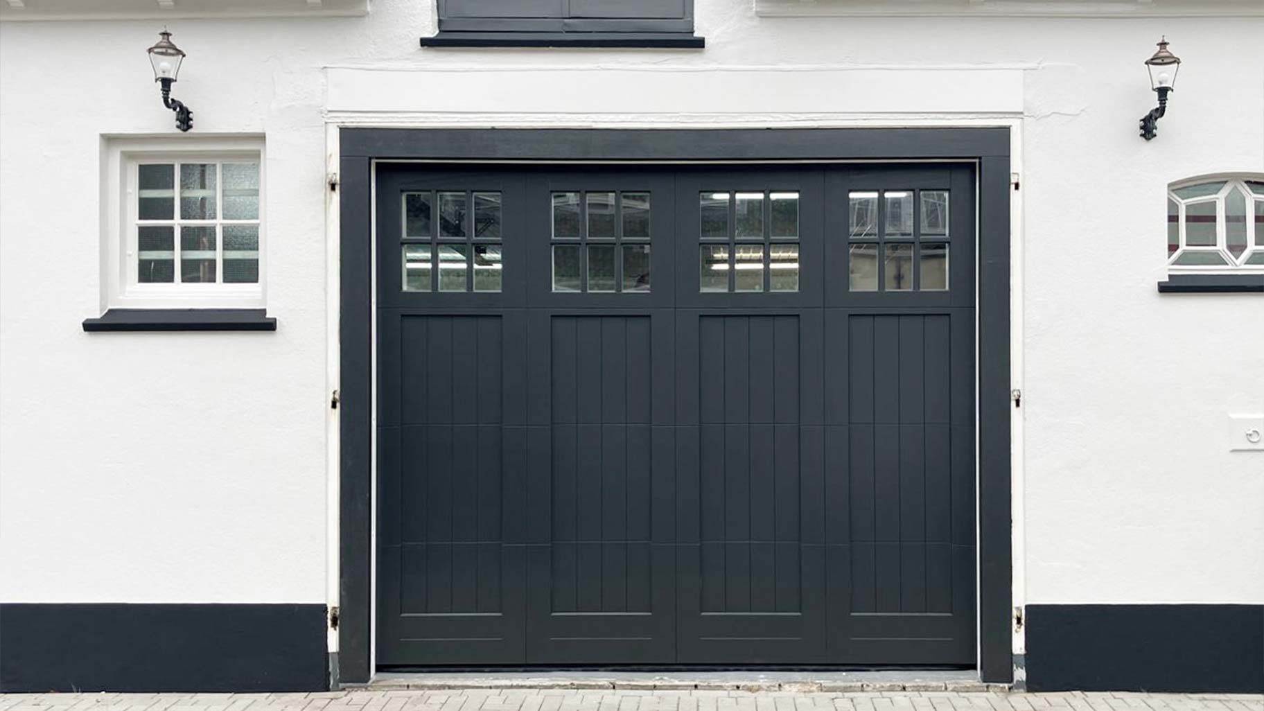 Bussum historisch pand garagedeur