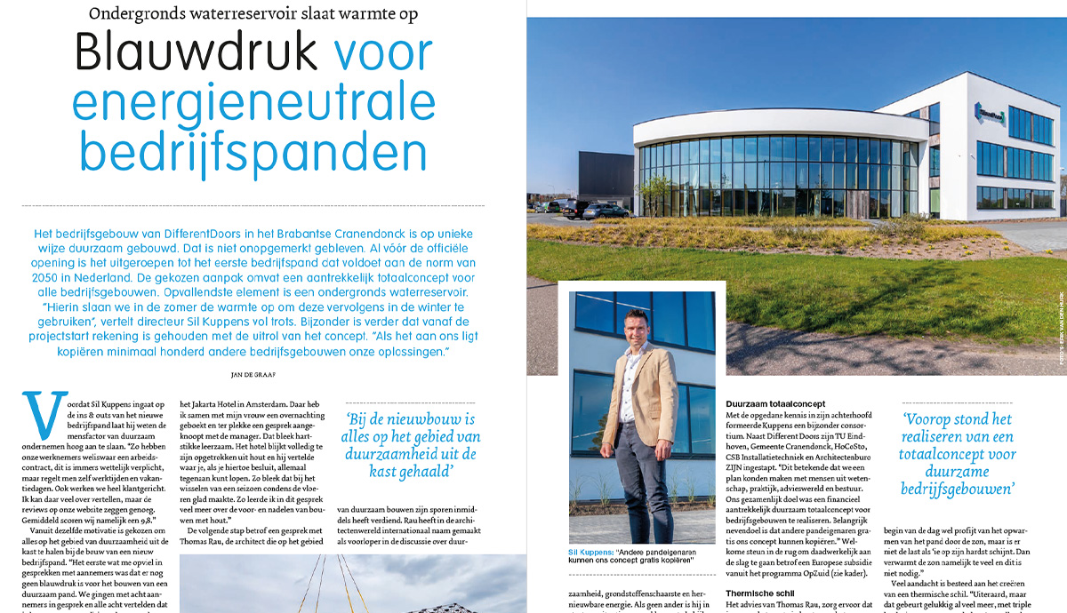 Blauwdruk voor energieneutrale bedrijfspanden