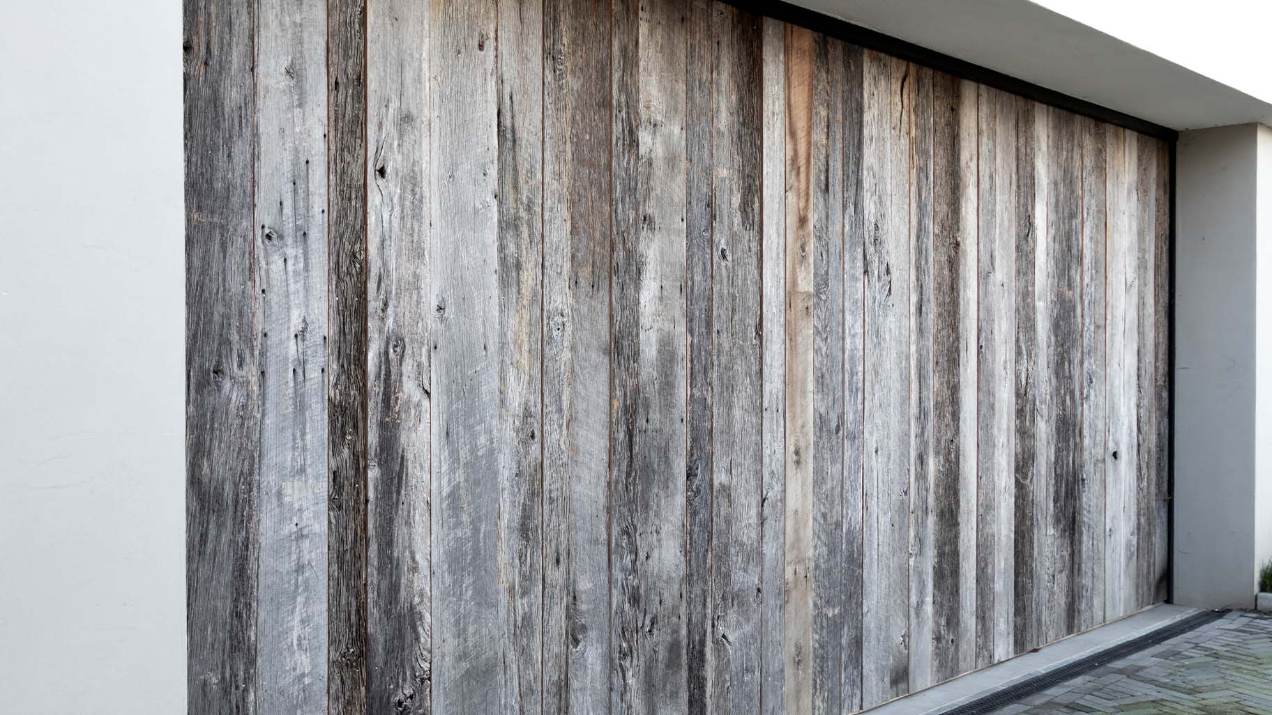 Gerecycled Barnwood hout met verschillende tinten en texturen