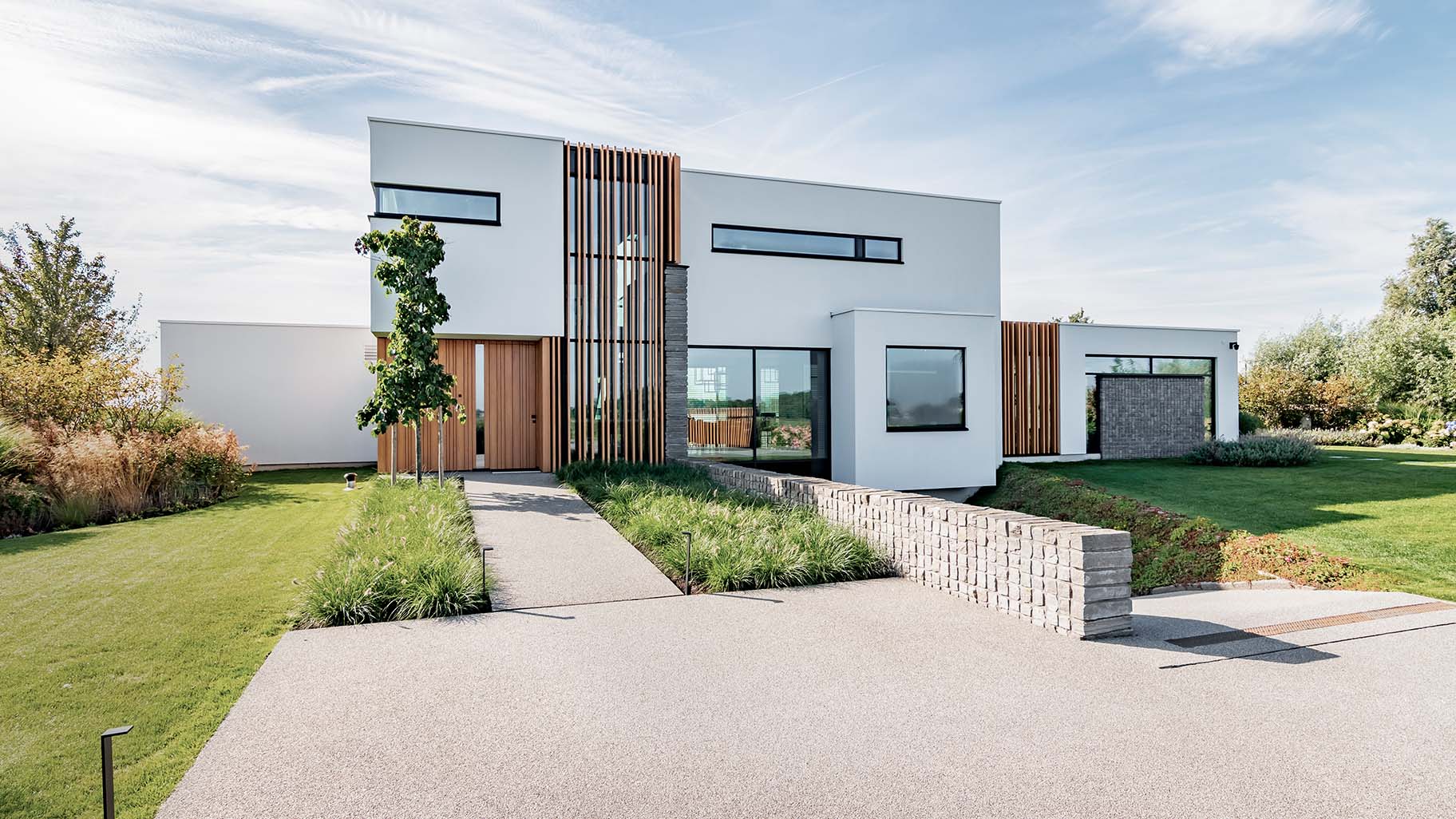 Garagedeur luxe villa