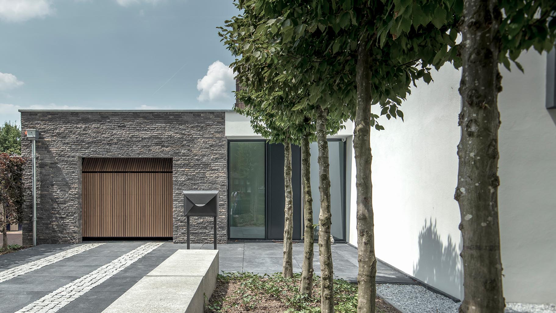 Houten sectionaaldeur afrormosia hout