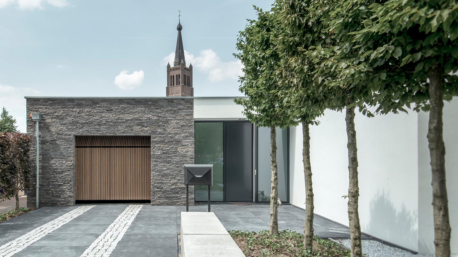 Houten sectionaaldeur afrormosia hout