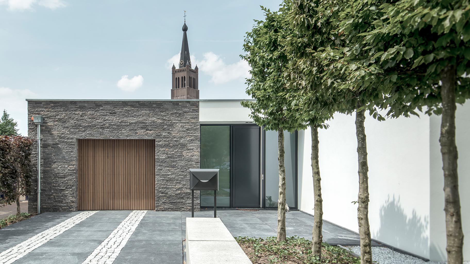 Houten sectionaaldeur afrormosia hout