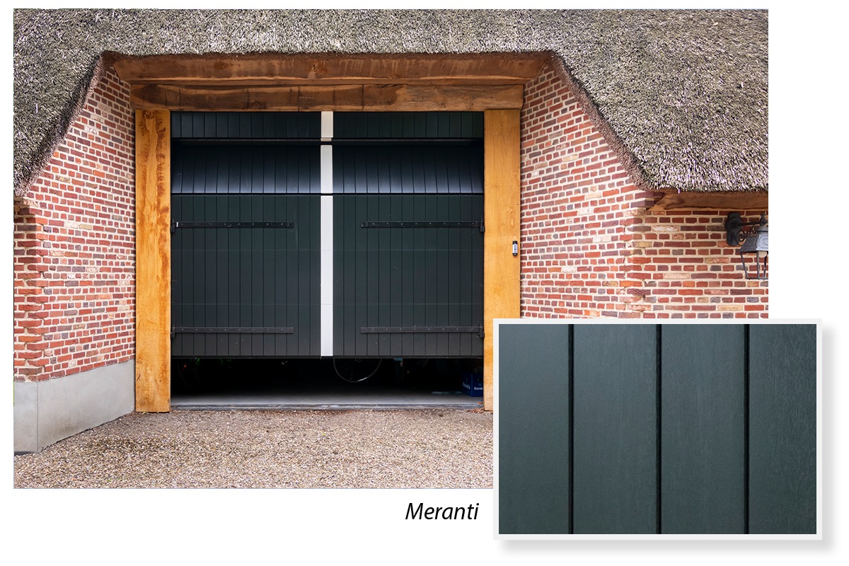 Meranti garagedeur