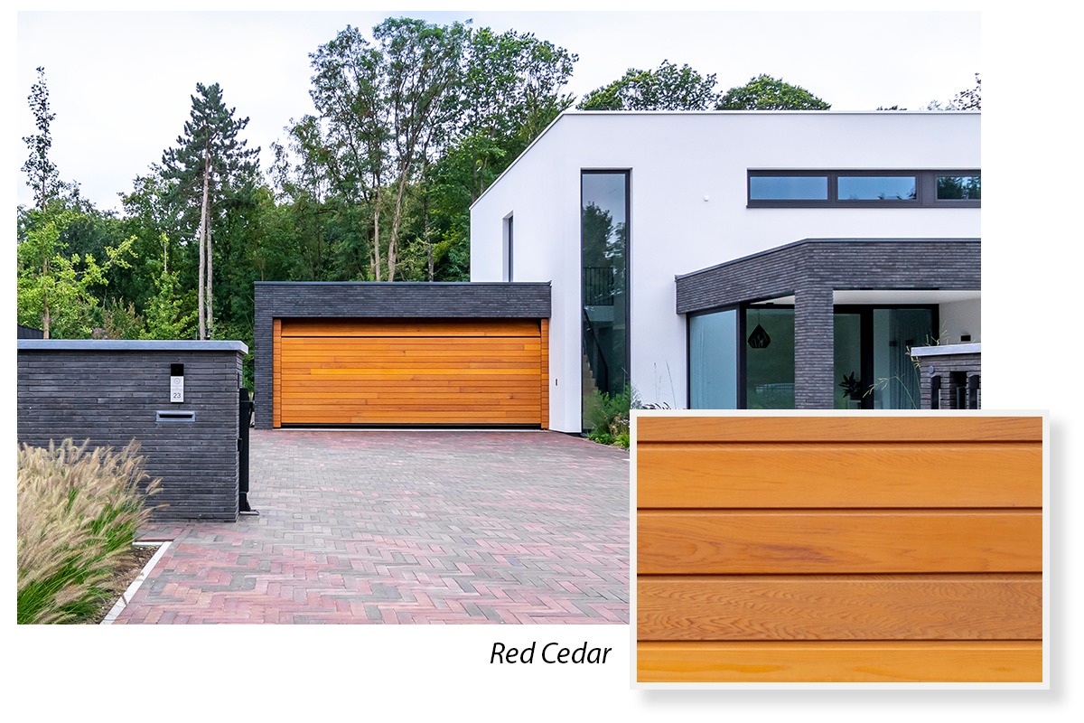 Red Cedar garagedeur