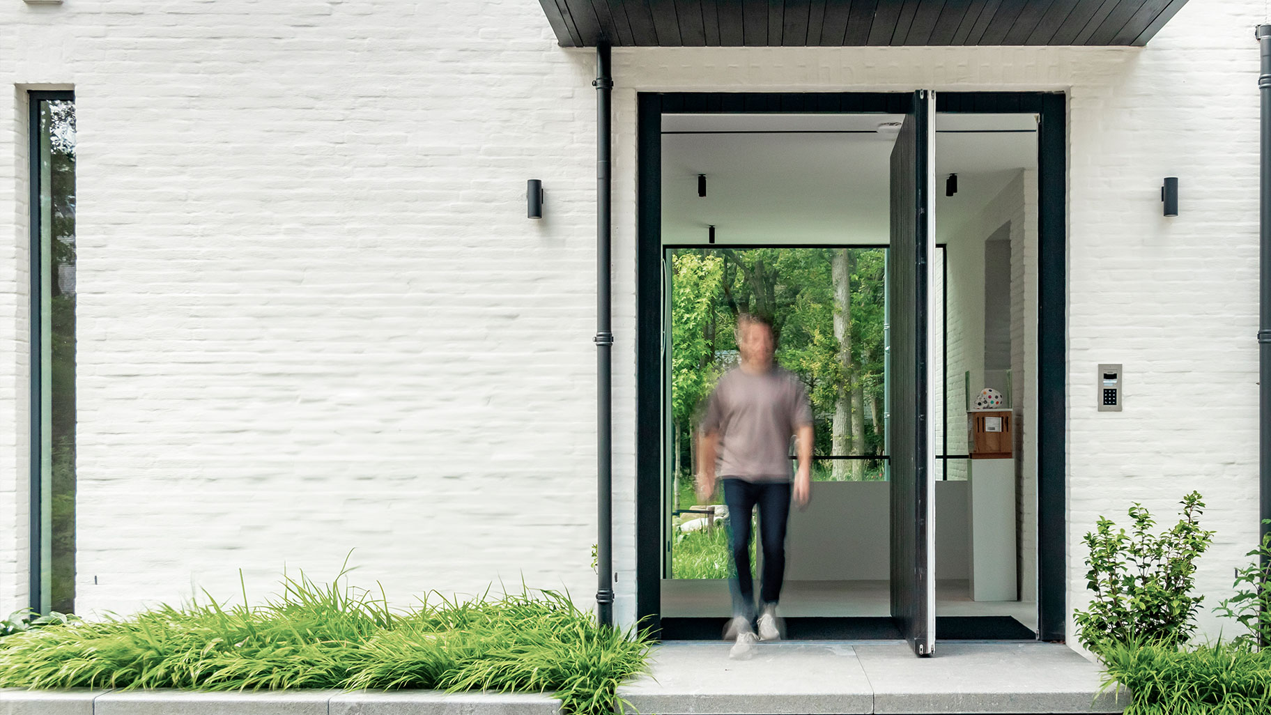 Pivoterende voordeur