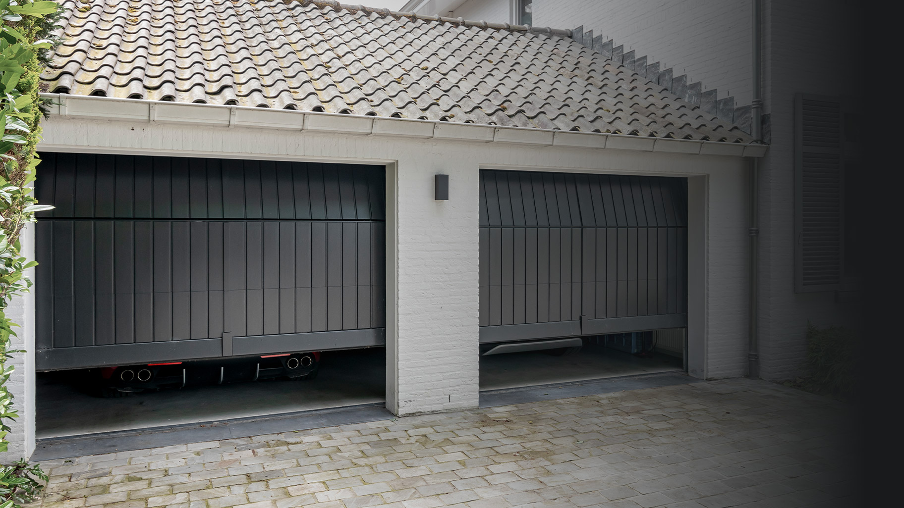 Houten garagedeuren klassieke stijl