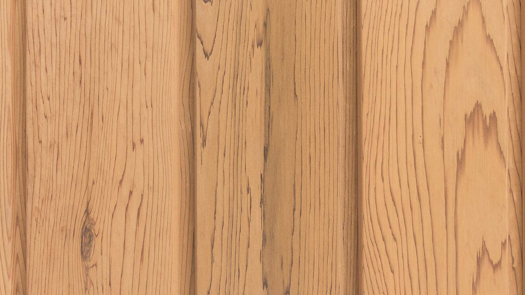 Red Cedar hout van dichtbij in garagedeur gemaakt door Different Doors