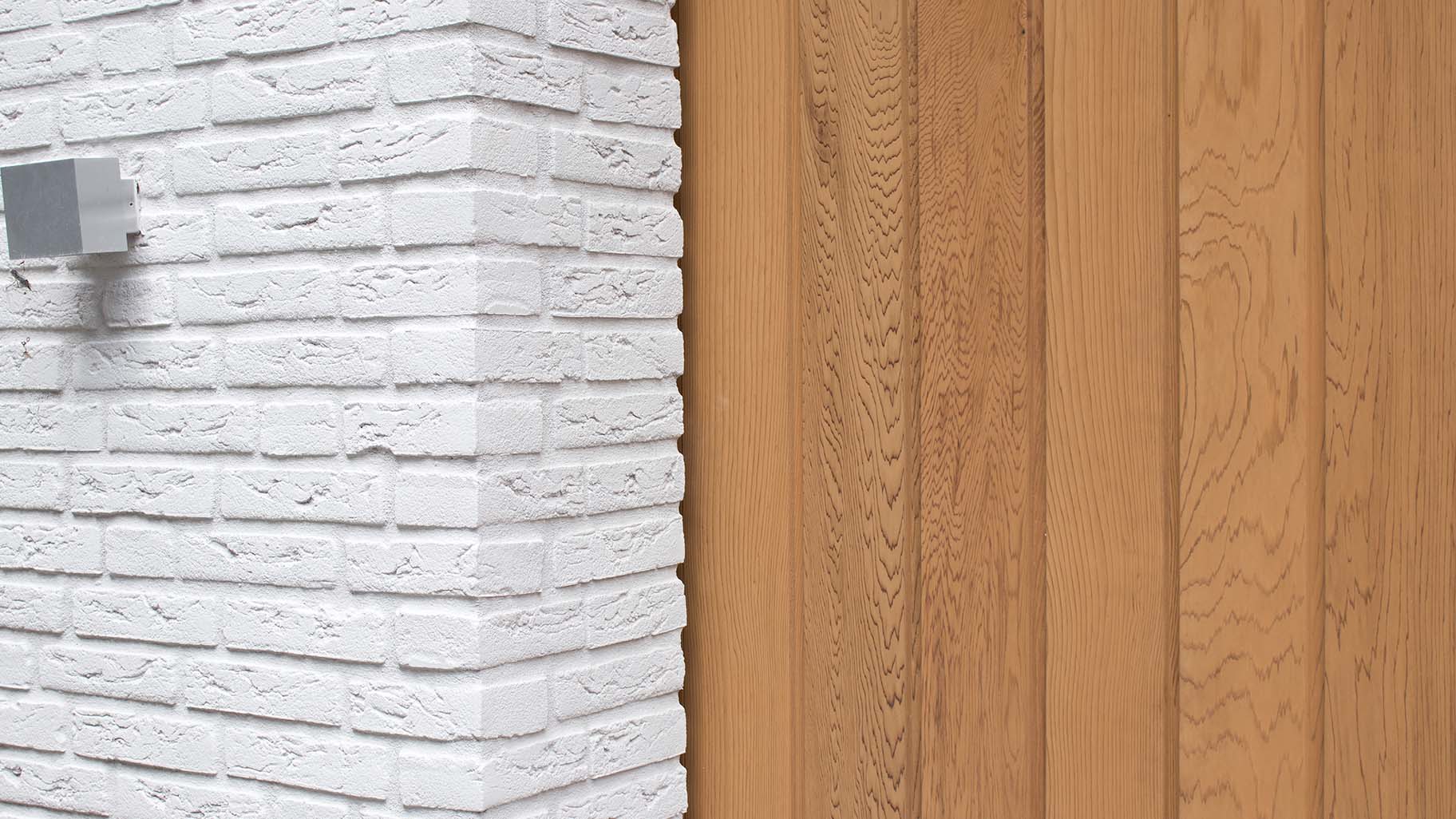 Red Cedar hout van dichtbij in garagedeur gemaakt door Different Doors